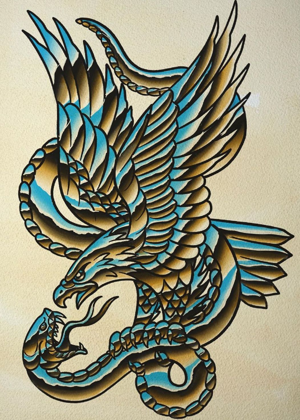 Traditional tattoo artwork